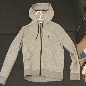 Polo by Ralph Lauren Light Gray Zip-Up Men's Sweater